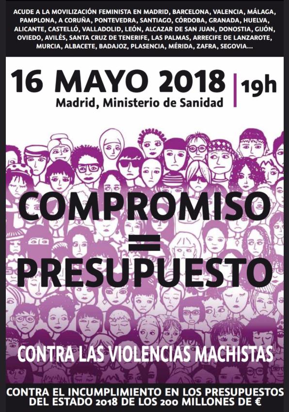Contra las violencias machistas 16 de mayo madrid