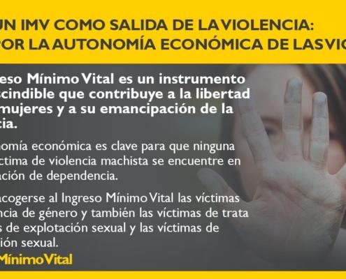 IMV para víctimas de violencia machista. Fuente: Gobierno de España